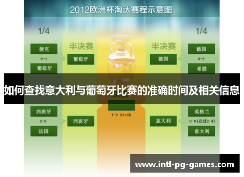如何查找意大利与葡萄牙比赛的准确时间及相关信息